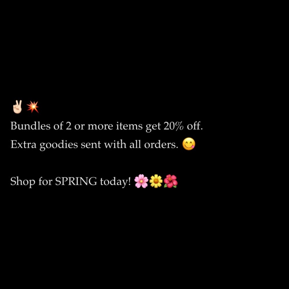 Bundle for 20% off!